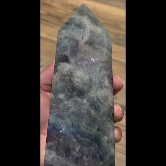 ✨ HP ✨ Large Fluorite ✨ Tower--Marbled Look ✨ - Picture 10 of 11